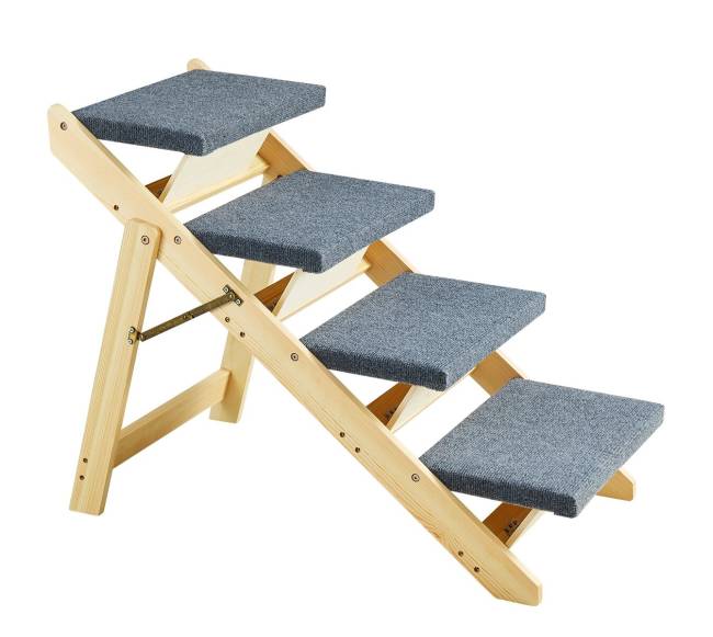 Medinės augintinių laipteliai su 4 žingsniais8