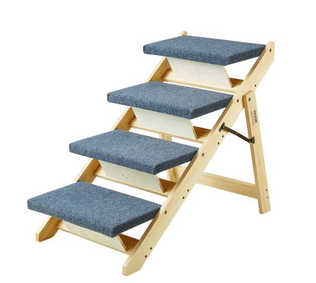 Medinės augintinių laipteliai su 4 žingsniais9