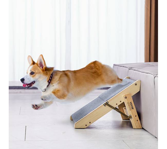 Mediniai šuns laiptai, sulankstomi 2 pakopų7