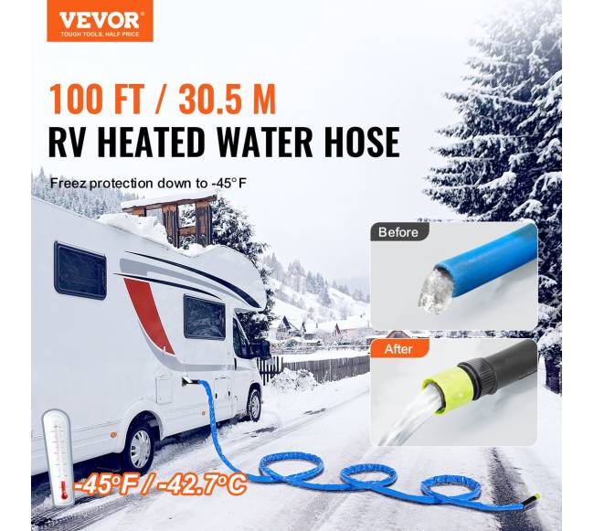 30 metrų pašildoma laistymo žarna RV1