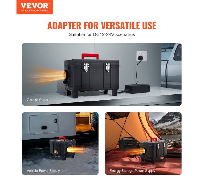 Dyzelinio oro šildytuvas su Bluetooth valdymu1