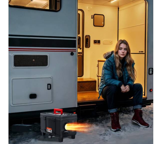 Dyzelinio oro šildytuvas su Bluetooth valdymu7