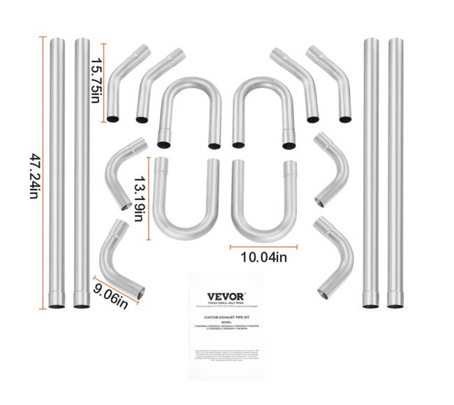 „Pasidaryk pats“ universalus išmetimo komplektas 16 dalių8