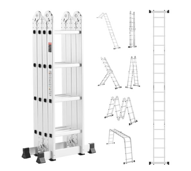 Daugiafunkcinės sulankstomos kopėčios 4.7 m0