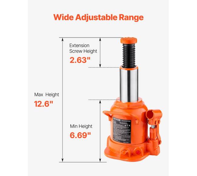 Hidraulinis butelinis domkratas 20 tonų automobiliams2