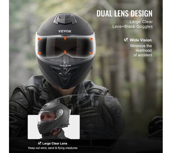 Pilno veido motociklininko šalmas su Bluetooth3