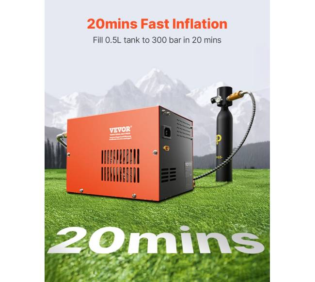 PCP oro kompresorius su įmontuotu keitikliu1