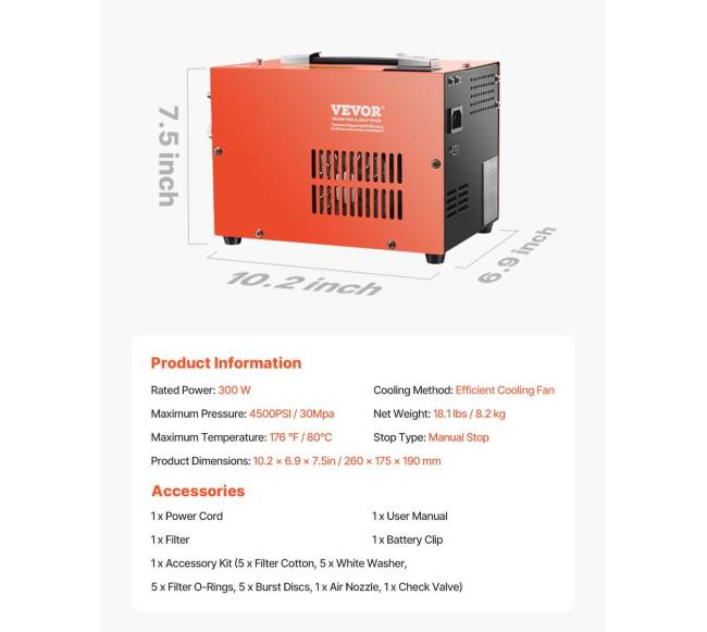 PCP oro kompresorius su įmontuotu keitikliu6