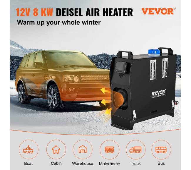 8 kW dyzelinis oro šildytuvas su LCD jungikliu1