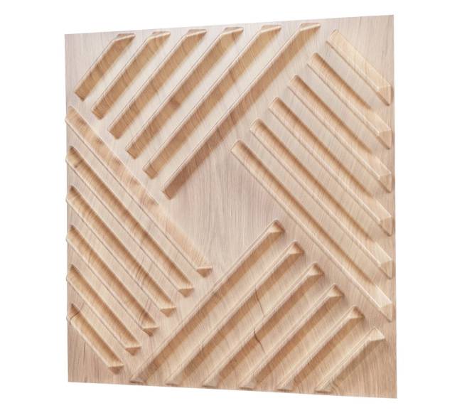 3D sienų plokštės 12-vnt 50x50 cm PVC0