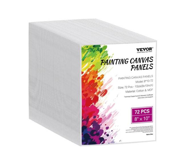 Drobės dažymui, 72 vnt., 20 x 25 cm0