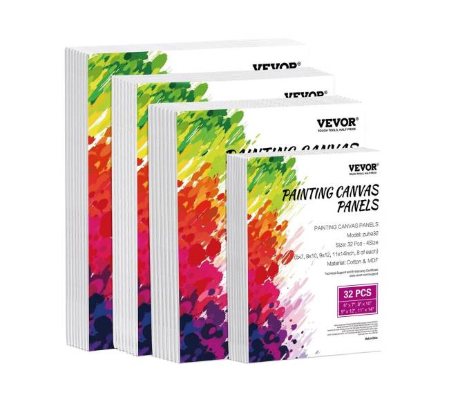 Drobės tapybai, 32 vnt., įvairių dydžių0