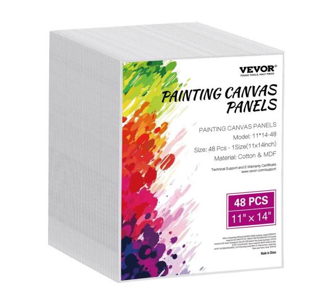 Tapybos drobių rinkinys, 48 vnt. 28 x 35 cm0