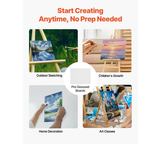 Tapybos drobių rinkinys, 48 vnt. 28 x 35 cm5