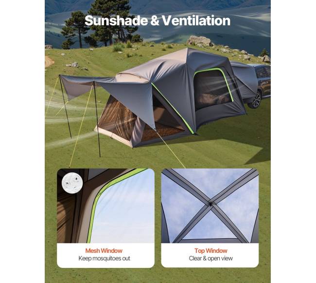 Visureigio palapinė su stogeliu 5-8 asmenims5