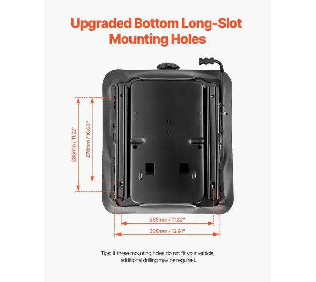 Sėdynės pakabos komplektas vejapjovei ir krautuvui2
