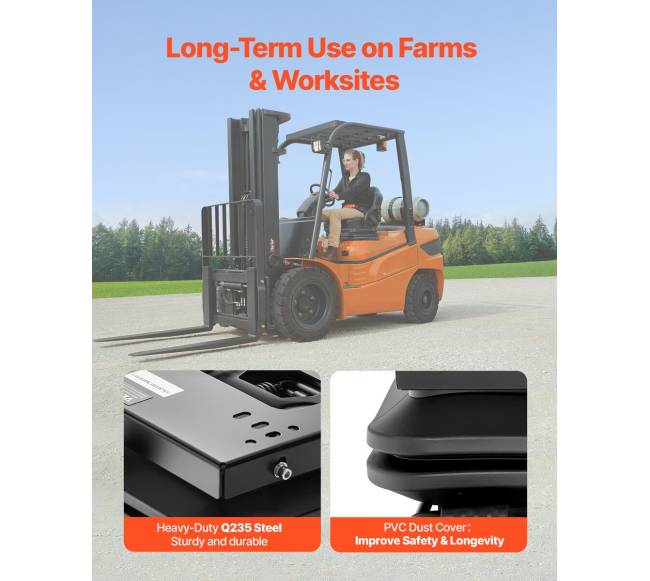 Sėdynės pakabos komplektas vejapjovei ir krautuvui4