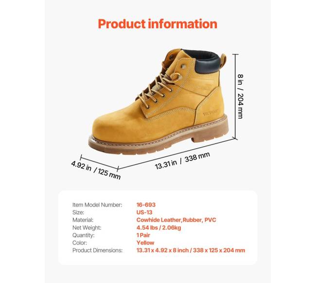 Vyriški vandeniui atsparūs darbo batai su plieniniu priekiu6