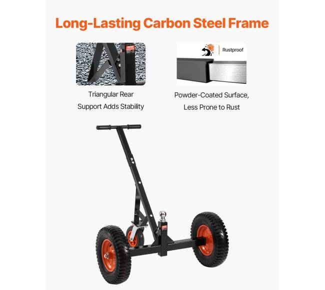 1200 kg priekabos vežimėlis, reguliuojamas aukštis4