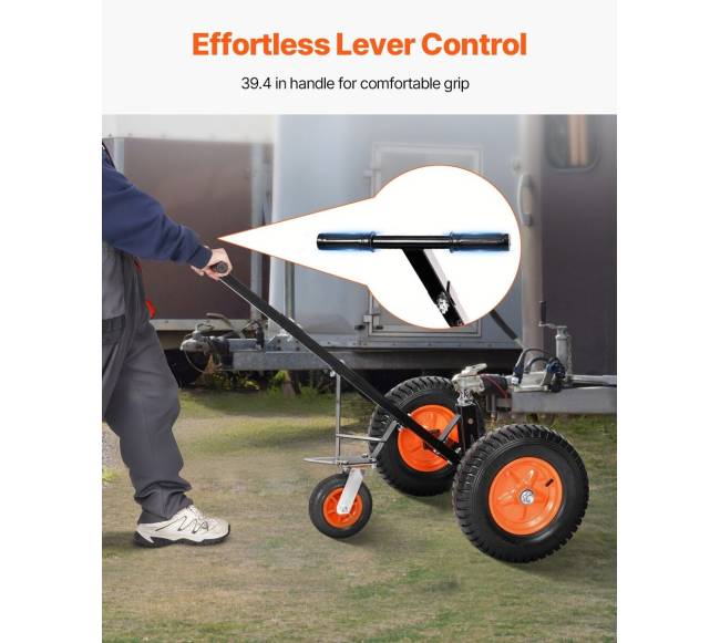 1200 kg priekabos vežimėlis, reguliuojamas aukštis5