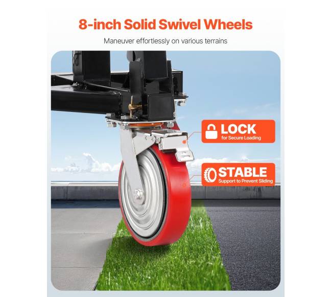 Priekabos tempimo vežimėlis, reguliuojamas aukštis3