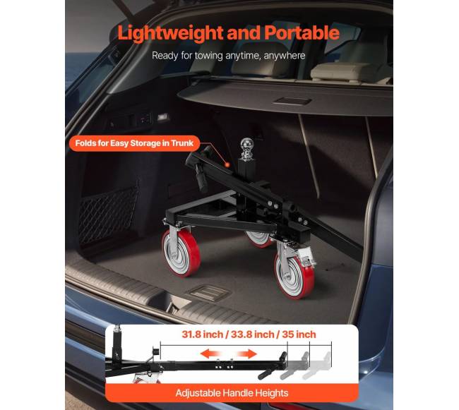 Priekabos tempimo vežimėlis, reguliuojamas aukštis4