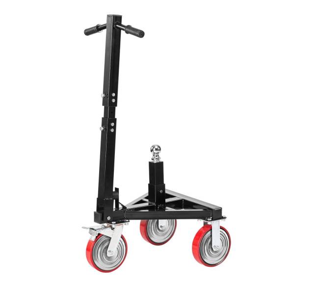 Priekabos tempimo vežimėlis, reguliuojamas aukštis9