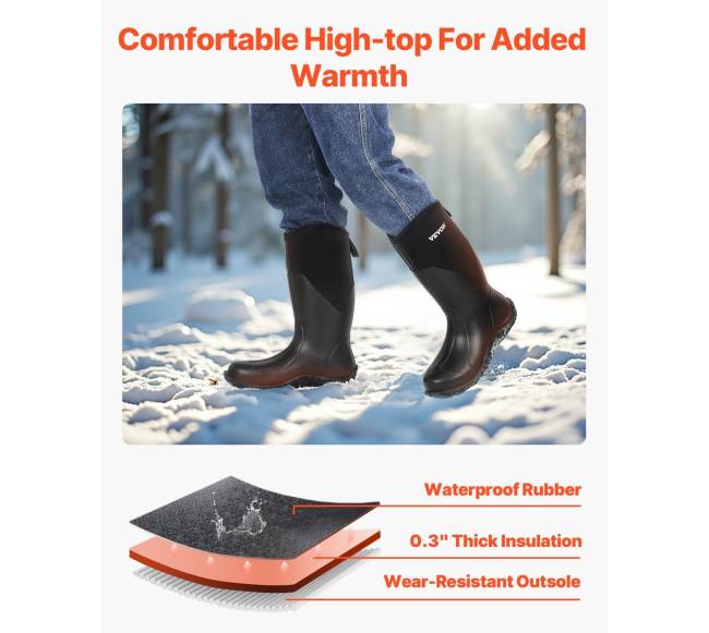 Vyriški neperšlampami neopreniniai guminiai batai3