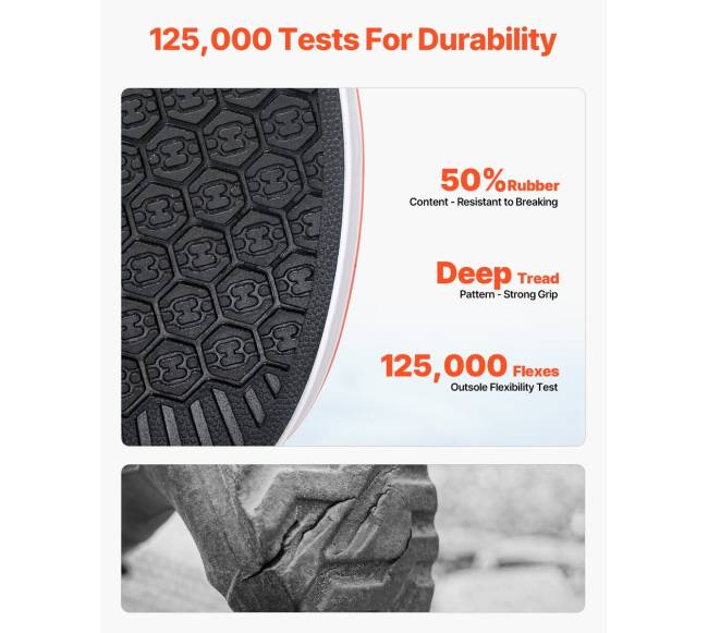 Vyrų neperšlampami darbinių batų trumpi auliniai4