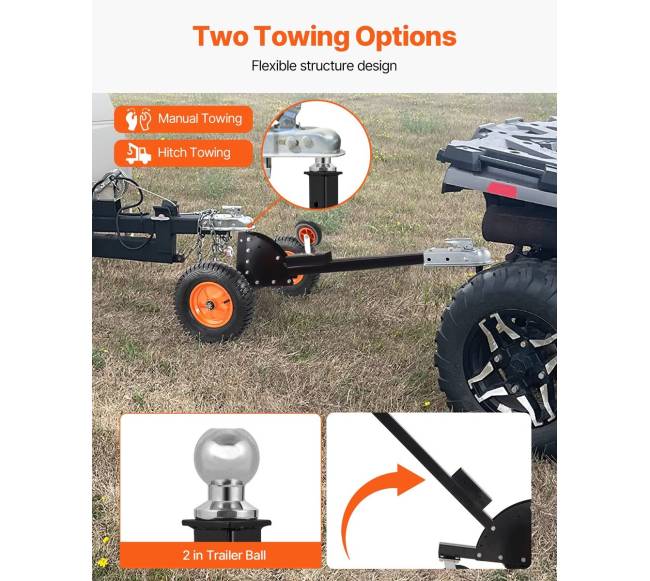 1500lbs priekabos vežimėlis 2in1 su vežimėliu2