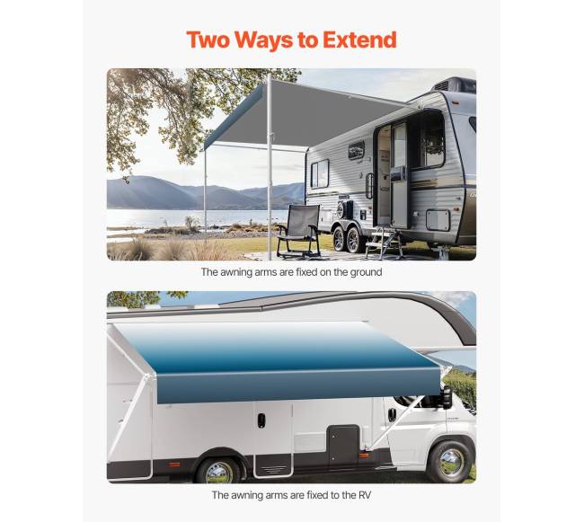 20 pėdų pakeičiamas RV tentas1