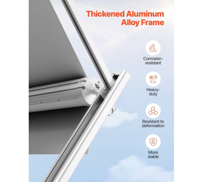 15 pėdų RV markizė, rankinė priekaba5