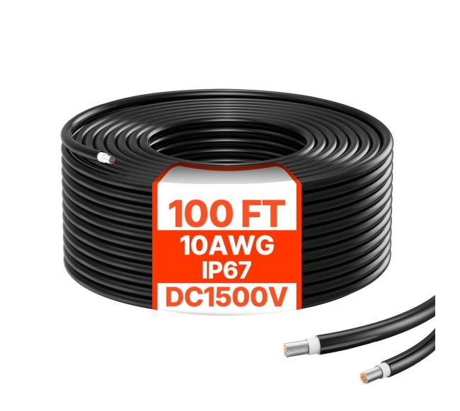 30,48 m saulės skydelio kabelio prailginimas 6 mm²9