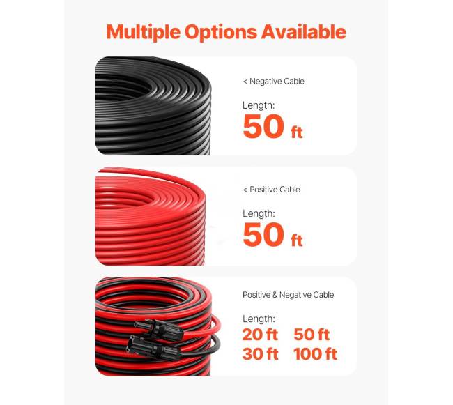 15,24 m saulės panelių prailginimo laidas su jungtimis6