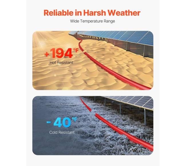 30,48 m saulės kolektoriaus kabelis 10AWG4