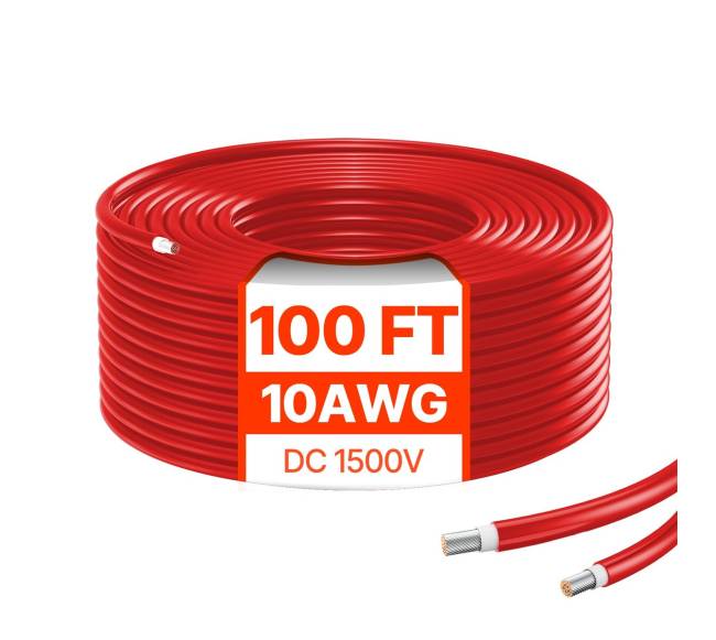 30,48 m saulės kolektoriaus kabelis 10AWG9