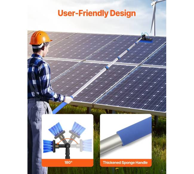 9 m saulės baterijų valymo lazdų rinkinys2