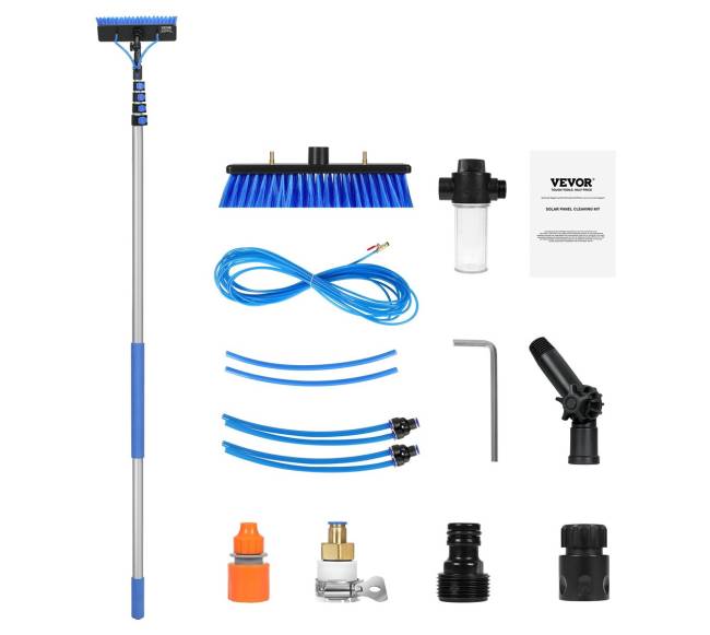 9 m saulės baterijų valymo lazdų rinkinys8