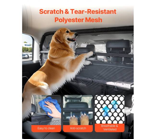 Šuns barjeras automobiliui su skiriamąja pertvara2