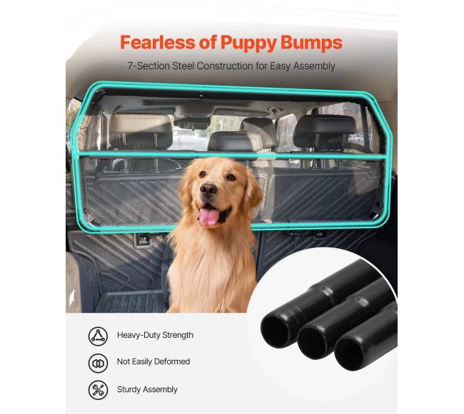 Šuns barjeras automobiliui su skiriamąja pertvara4