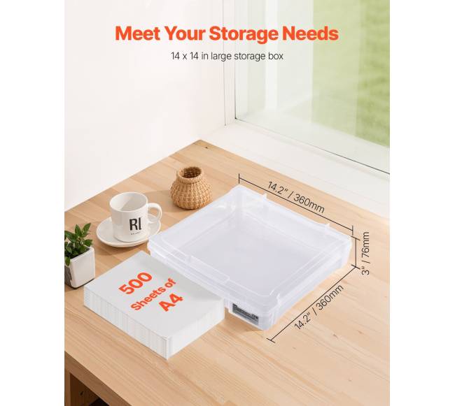 Popieriaus saugojimo dėžutės 4 vnt plastikinės1