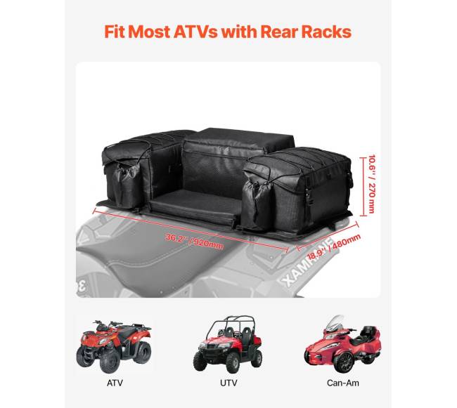 50L ATV galinė daiktadėžė su kempine2