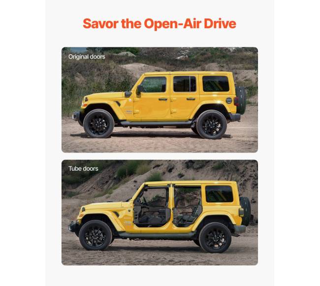 Keturių durų Jeep Wrangler JK vamzdiniai vartai5