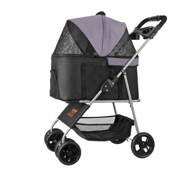 Sulankstomas keturratis šunų vežimėlis8