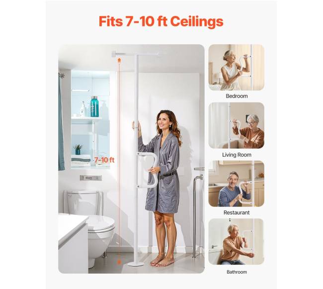 Grindų ir lubų atraminis strypas iki 136 kg1