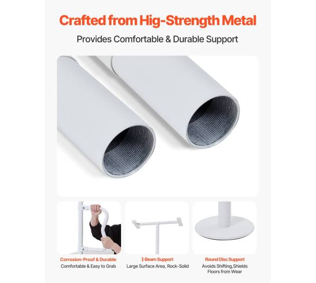 Grindų ir lubų atraminis strypas iki 136 kg4