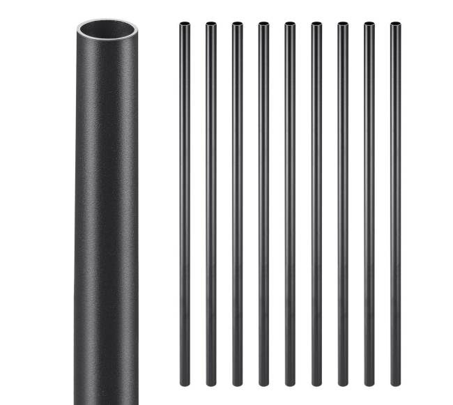 Laiptų aliuminio turėklai, 51 vnt., su varžtais0