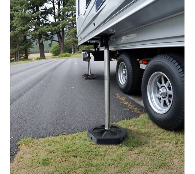 Kempingo priekabos stabilizavimo padeliai7