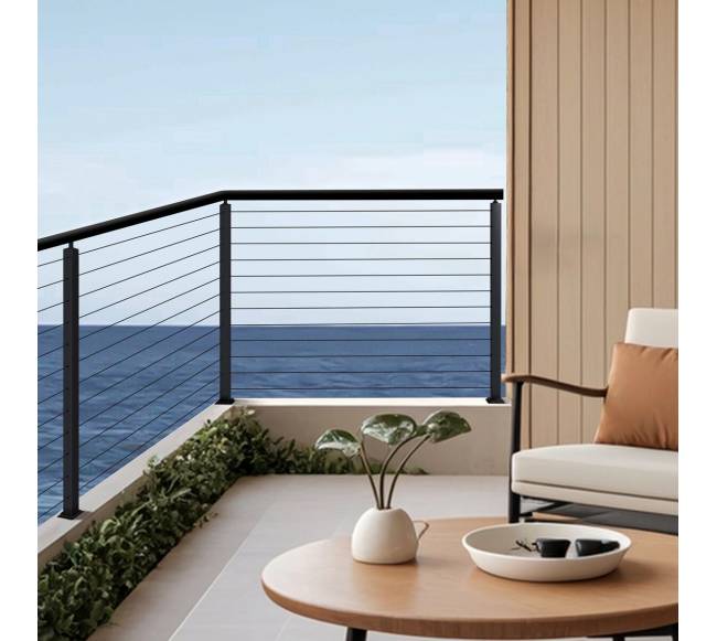 VEVRO kabelinė turėklų kolona su L formos angomis7