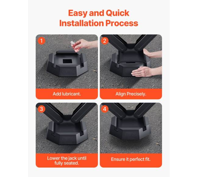 Automobilių išlyginimo pagalvės 5000 lb 4 vnt.4